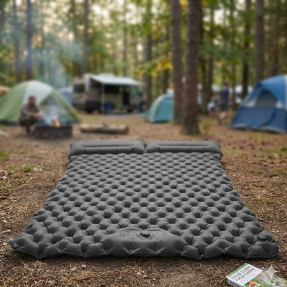 CloudRest Double Inflatable Mattress With Built-In Pump