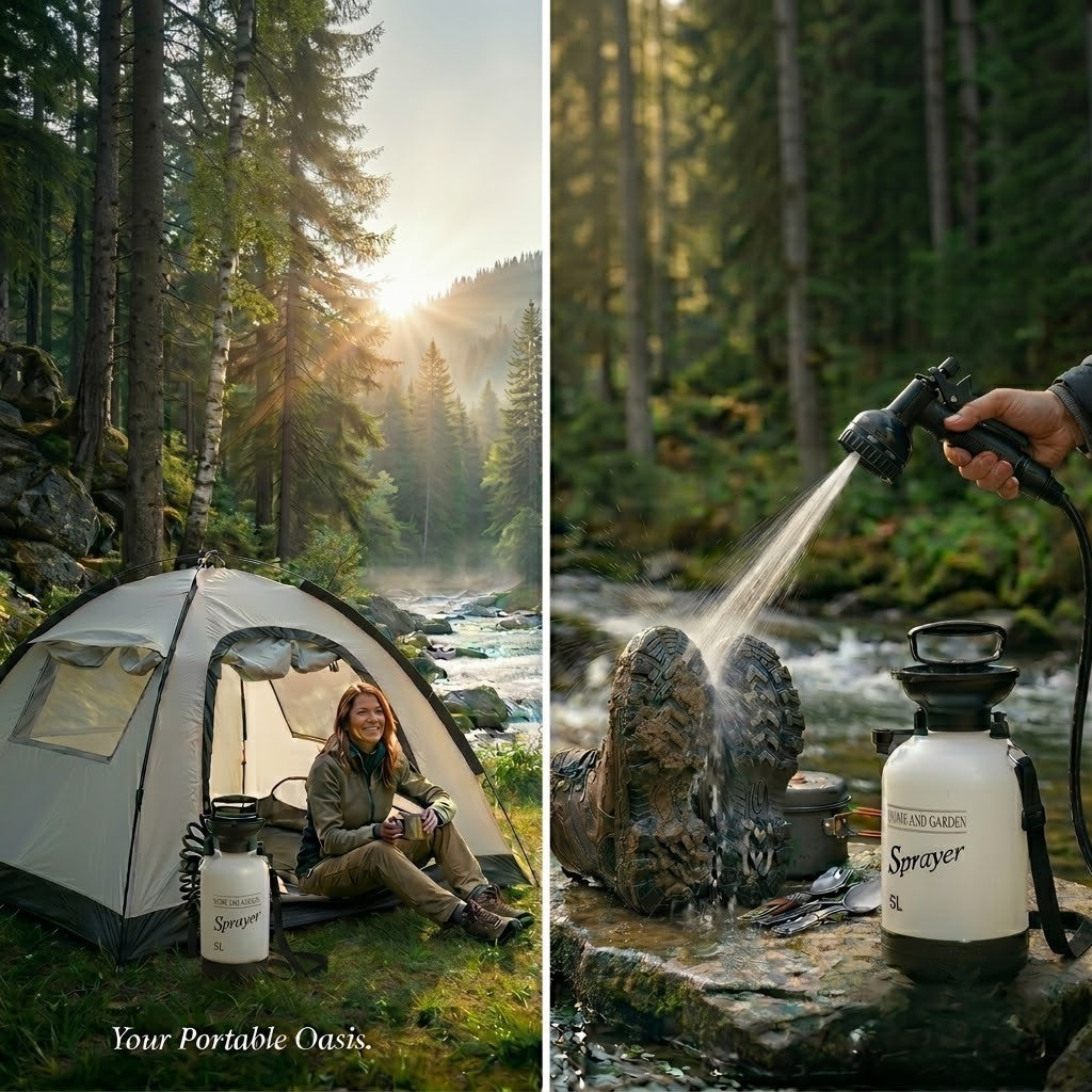 VentureFlow Portable Pressurized Shower System
