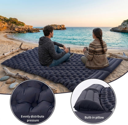 CloudRest Double Inflatable Mattress With Built-In Pump