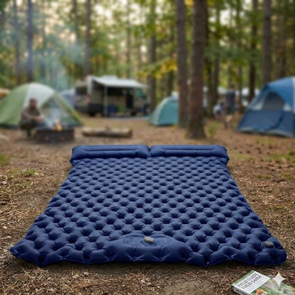 CloudRest Double Inflatable Mattress With Built-In Pump
