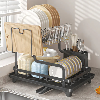 2 Tier Dish Drying Rack