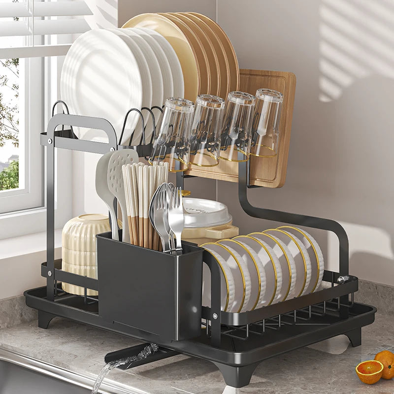 2 Tier Dish Drying Rack