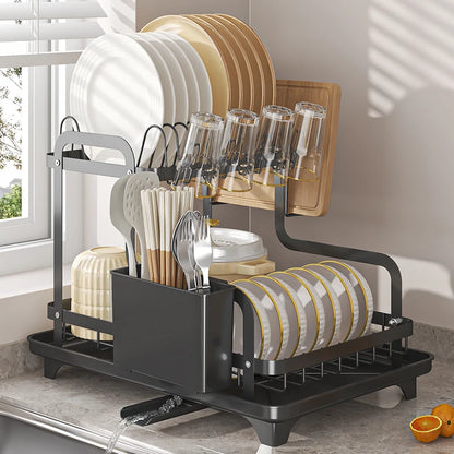 2 Tier Dish Drying Rack