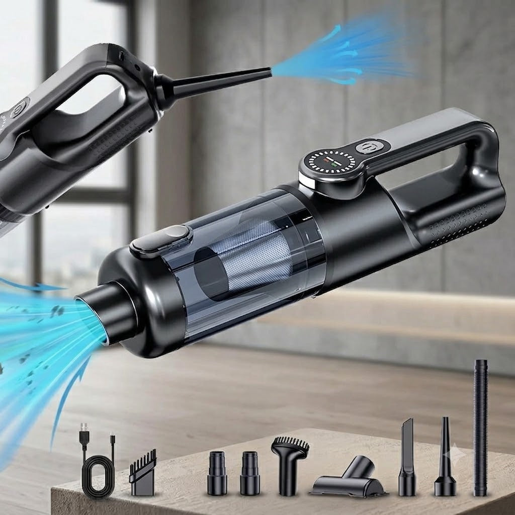 Portable Handheld 2in1 Car Vacuum Cleaner